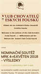 Mobile Screenshot of cesky-fousek.cz